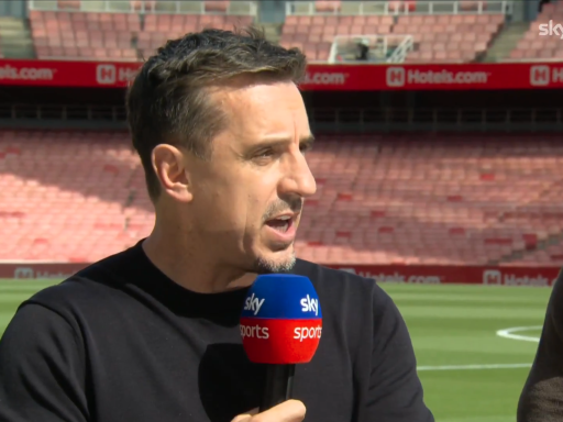 Gary Neville speaking on Sky Sports