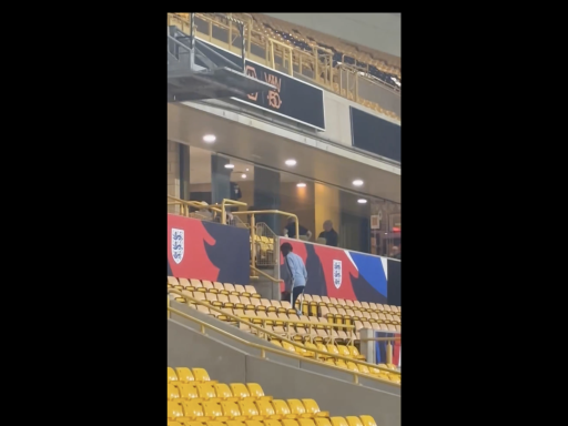 Jamie Gittens limps out of the stadium