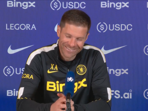 Xabi Alonso in his press conference