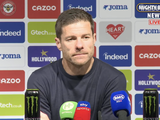 Xabi Alonso in his press conference after Brentford loss