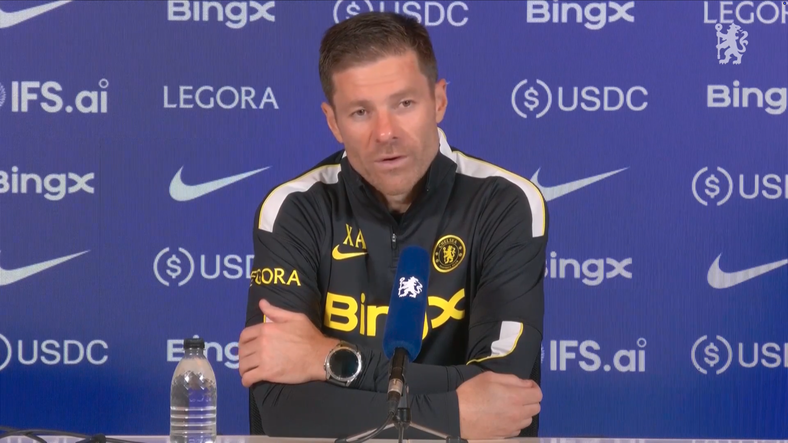Xabi Alonso speaking about Morgan Rogers Xabi Alonso speaking about Morgan Rogers