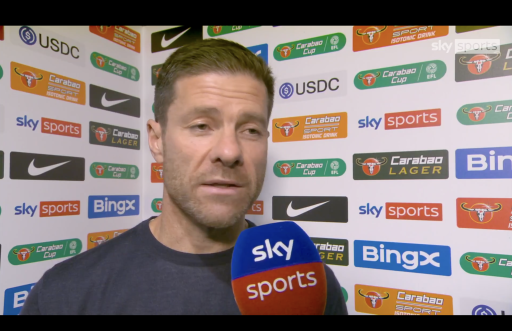 Xabi Alonso's pre match chat with Sky Sports